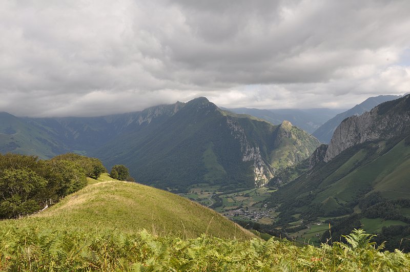 vues de la vallée d'aspe