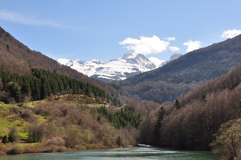 vues de la vallée d'aspe